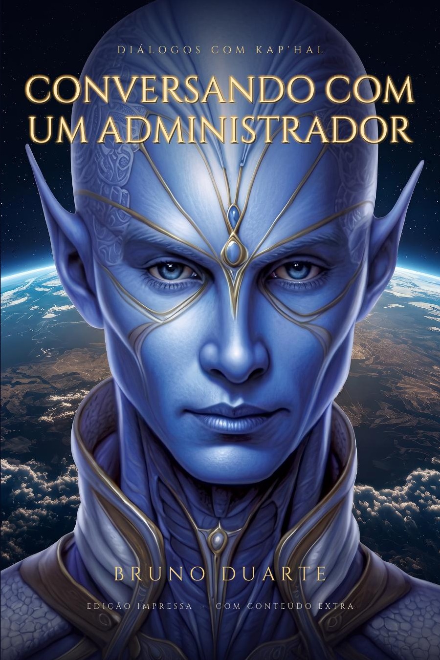 Capa do livro impresso Conversando com um Administrador, de Bruno Duarte
